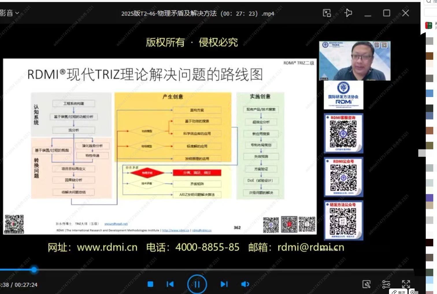 RDMi<sup>®</sup>TRIZ理论二级培训进入第三天，互动激荡智慧，实战点亮创新